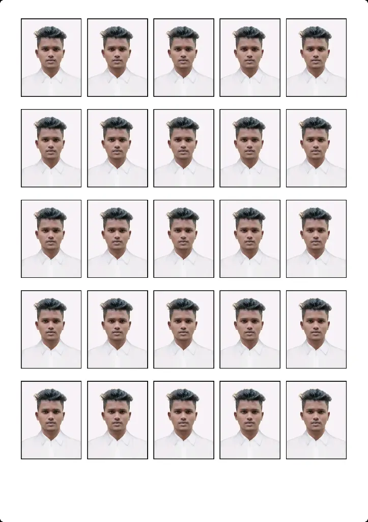 Passport size photo 30 pics