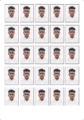 Passport size photo 30 pics